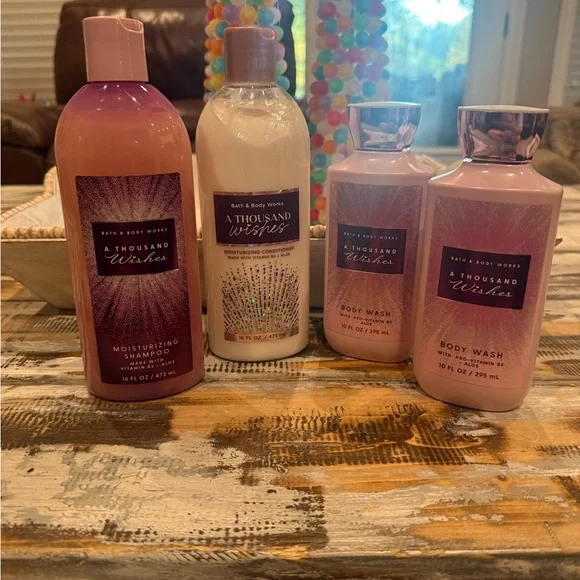 Bath & Body Works A Thousand Wishes Pink Collection - Picture 1 of 1
